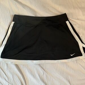 Nike border Dri-Fit Black Tennis Skirt Skort
